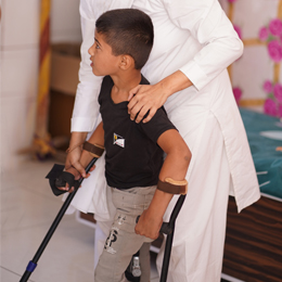 Campamento médico: un miembro artificial para discapacitados físicos