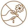 No plucking