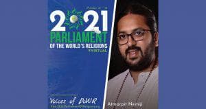 Atmarpit Nemiji at Parliament of the World’s Religions