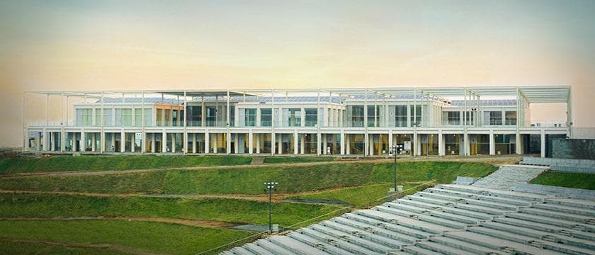 Meals at the Ashram dining complex