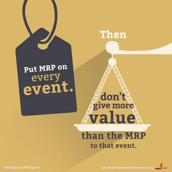 Put MRP on every event. Then don't give more value than the MRP to that event.