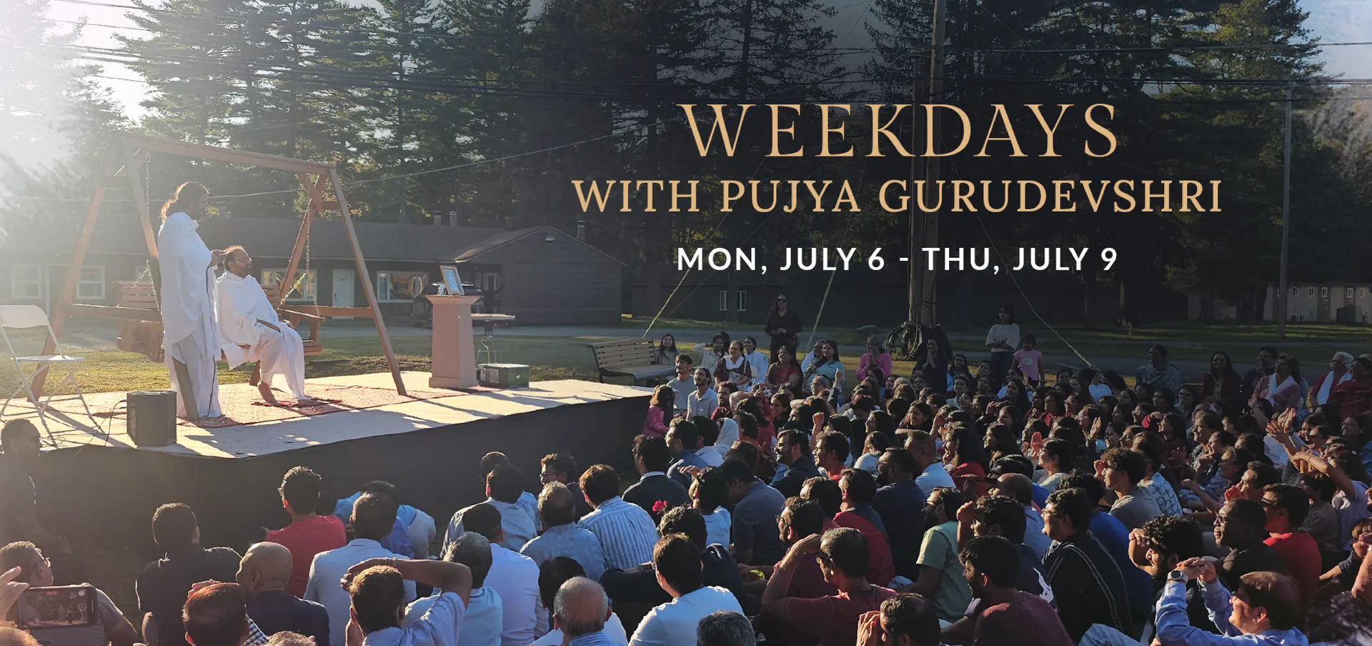 Weekdays with Pujya Gurudevshri — banner
